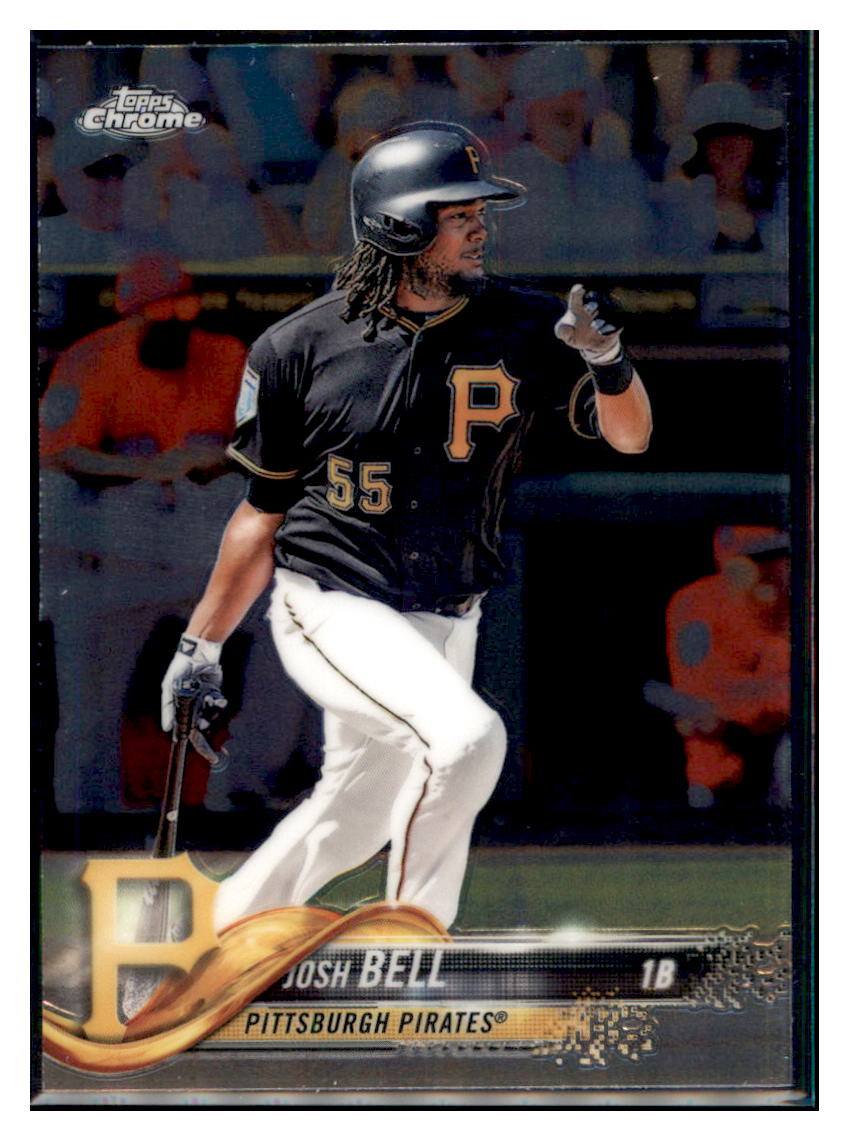2018 Topps Chrome Josh Bell  Pittsburgh Pirates #78 Baseball card   M32P3 simple Xclusive Collectibles