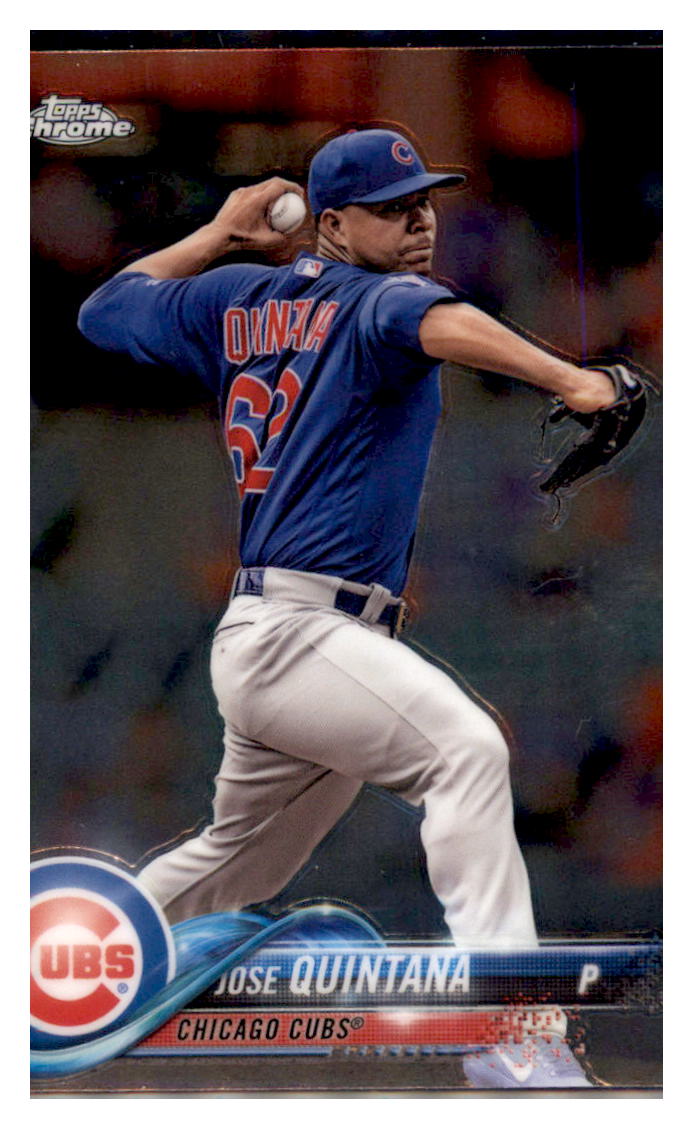 2018 Topps Chrome Jose Quintana  Chicago Cubs #48 Baseball card   M32P3_1a simple Xclusive Collectibles   
