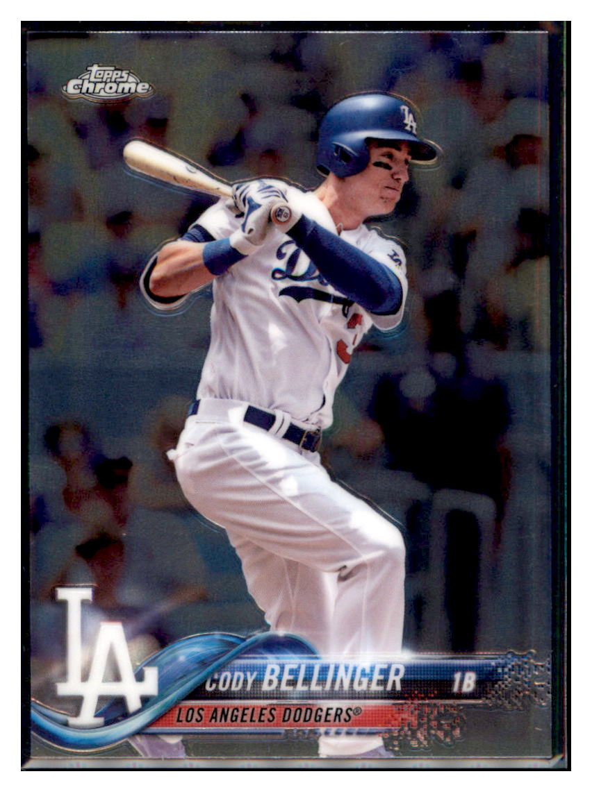 2018 Topps Chrome Cody Bellinger Los Angeles Dodgers #132 Baseball card M32P3 simple Xclusive Collectibles