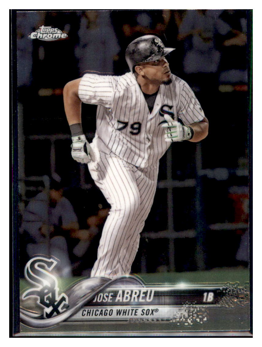 2018 Topps Chrome Jose Abreu Chicago White Sox #169 Baseball card M32P3 simple Xclusive Collectibles