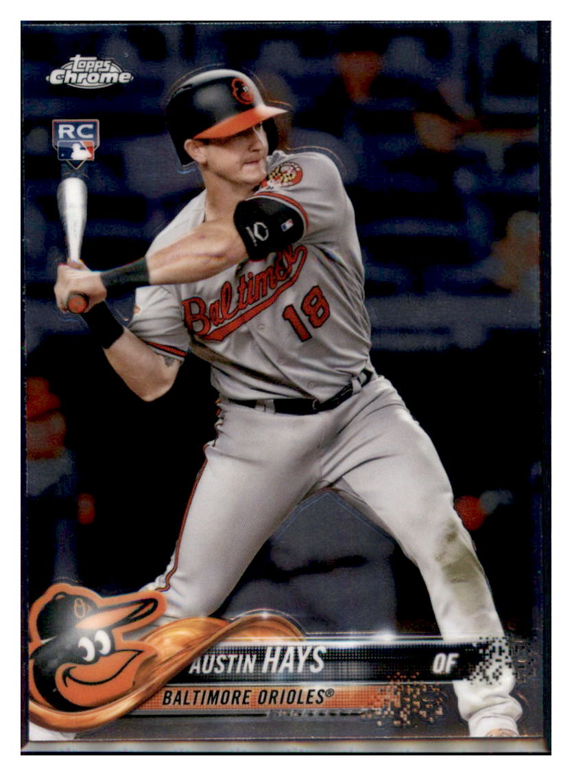 2018 Topps Chrome Austin Hays  Baltimore Orioles #87 Baseball card   M32P3_1a simple Xclusive Collectibles