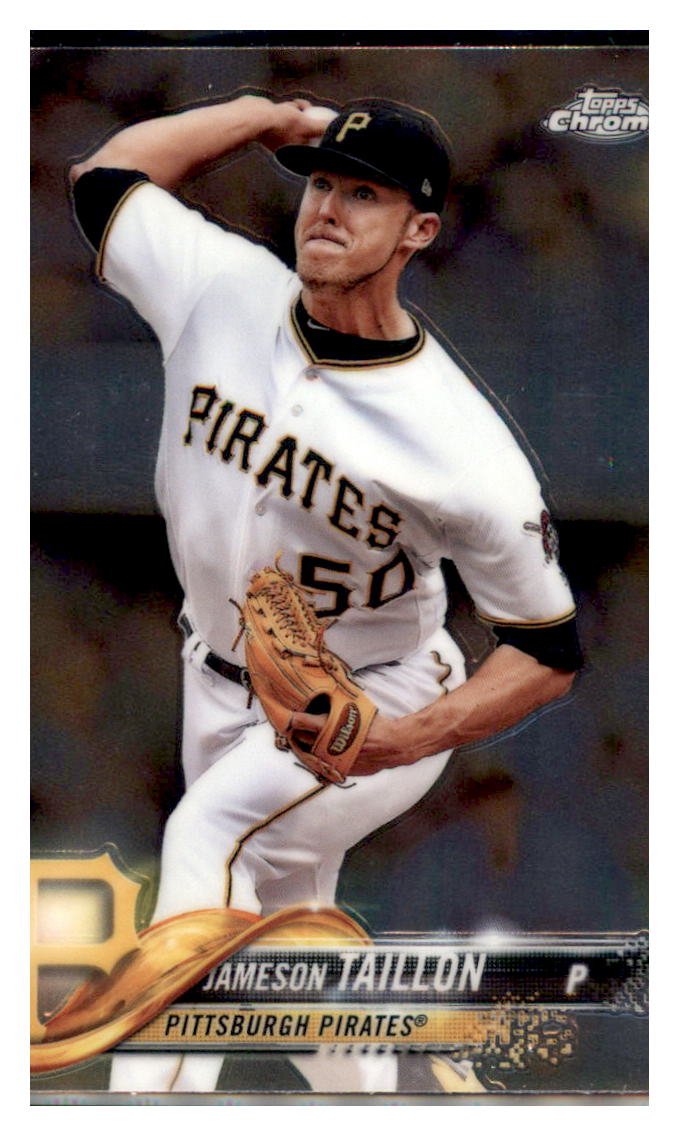 2018 Topps Chrome Jameson Taillon  Pittsburgh Pirates #75 Baseball card   M32P3 simple Xclusive Collectibles