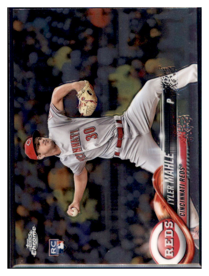 2018 Topps Chrome Tyler Mahle Cincinnati Reds #12 Baseball card M32P3 simple Xclusive Collectibles