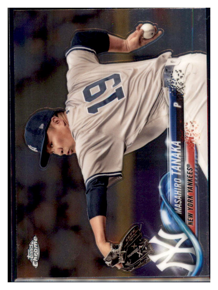 2018 Topps Chrome Masahiro Tanaka New York Yankees #10 Baseball card M32P3_1a simple Xclusive Collectibles