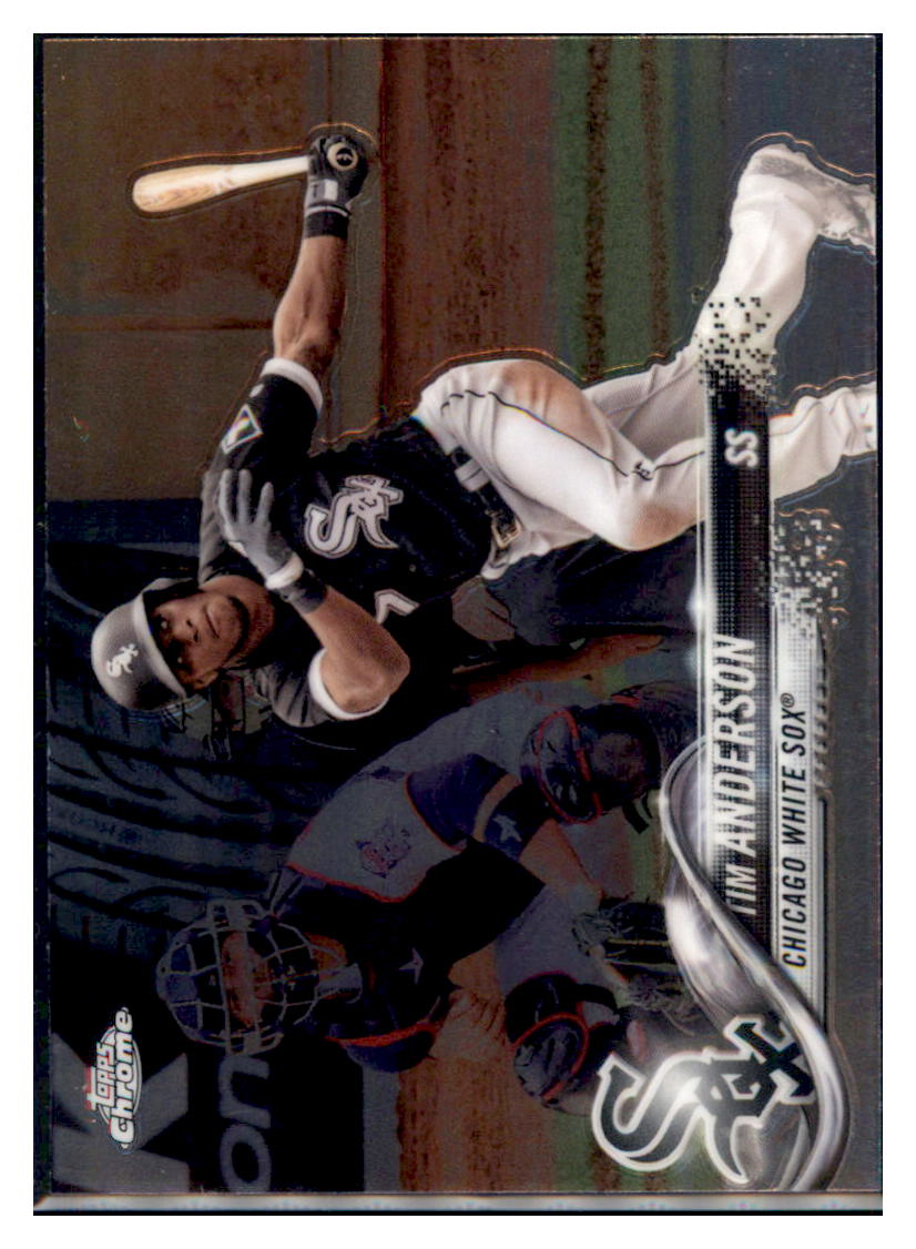 2018 Topps Chrome Tim Anderson Chicago White Sox #44 Baseball card M32P3_1a simple Xclusive Collectibles