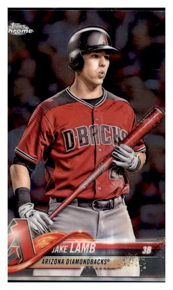 2018 Topps Chrome Jake Lamb  Arizona Diamondbacks #106 Baseball
  card   M32P3_1a simple Xclusive Collectibles