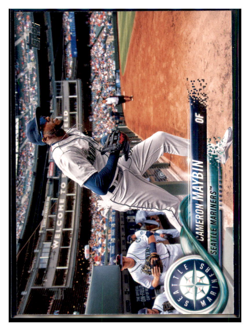 2018 Topps Update Cameron Maybin Seattle Mariners #US256 Baseball card M32P4 simple Xclusive Collectibles