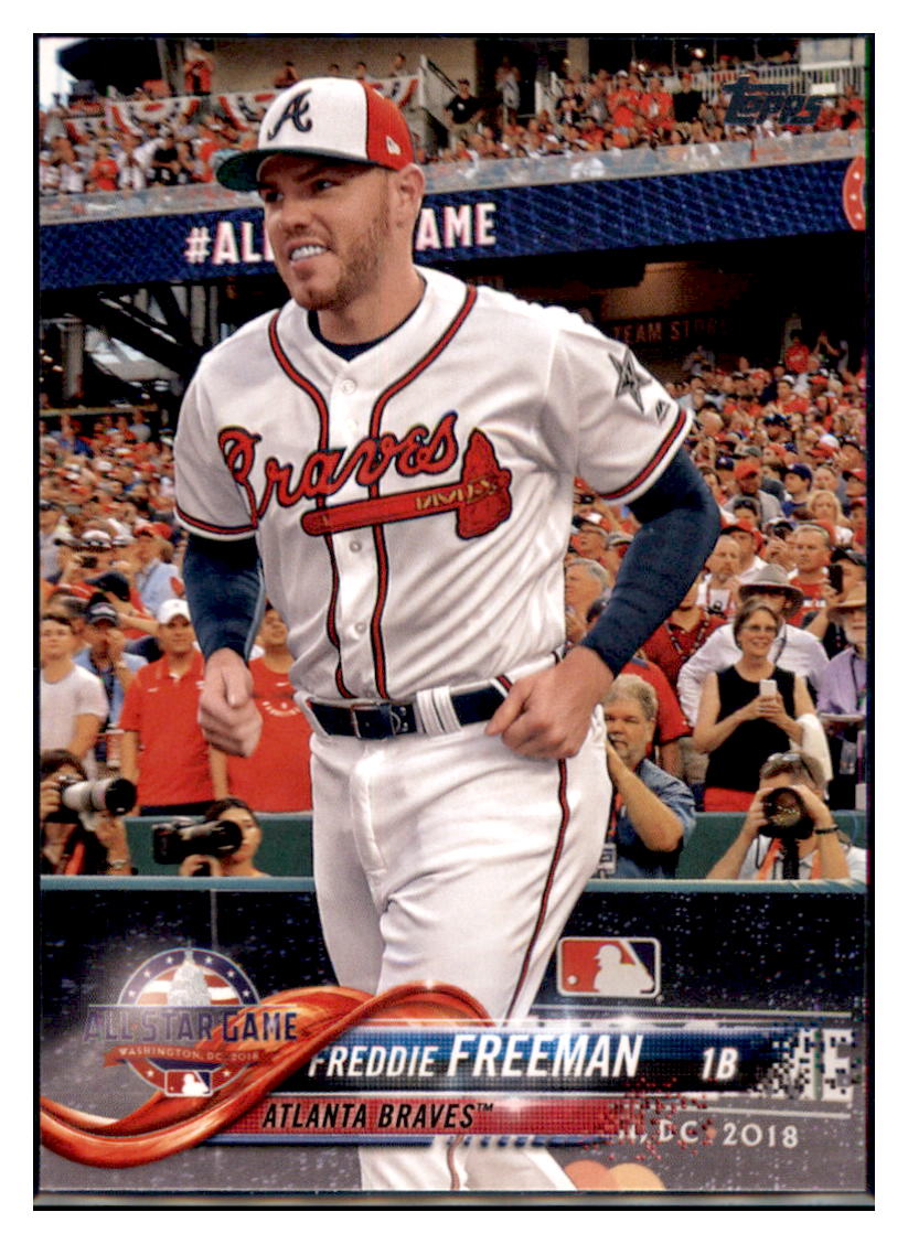 2018 Topps Update Freddie Freeman  Atlanta Braves #US44 Baseball card   M32P4 simple Xclusive Collectibles