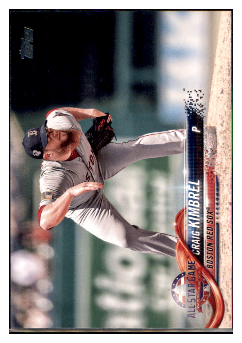 2018 Topps Update Craig Kimbrel Boston Red Sox #US107a Baseball card M32P4 simple Xclusive Collectibles