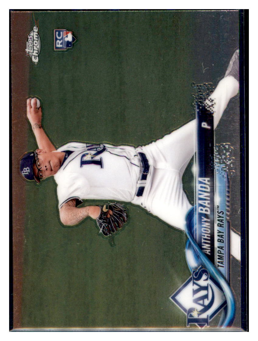 2018 Topps Chrome Anthony Banda Tampa Bay Rays #54 Baseball card M32P4 simple Xclusive Collectibles
