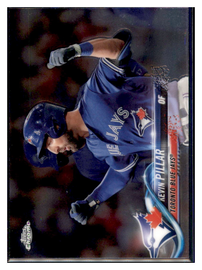2018 Topps Chrome Kevin Pillar Toronto Blue Jays #11 Baseball card M32P4 simple Xclusive Collectibles