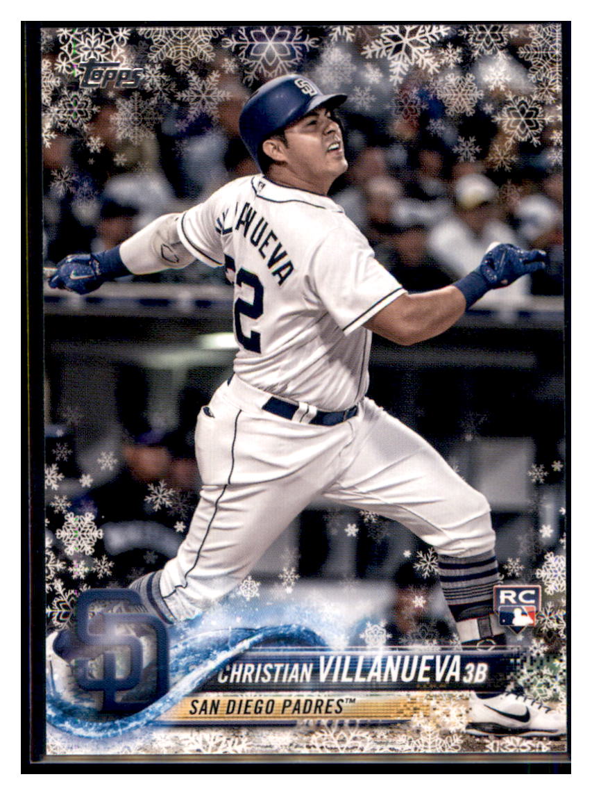 2018 Topps Holiday Christian
Villanueva San Diego Padres #HMW180
Baseball card M32P4 simple Xclusive Collectibles