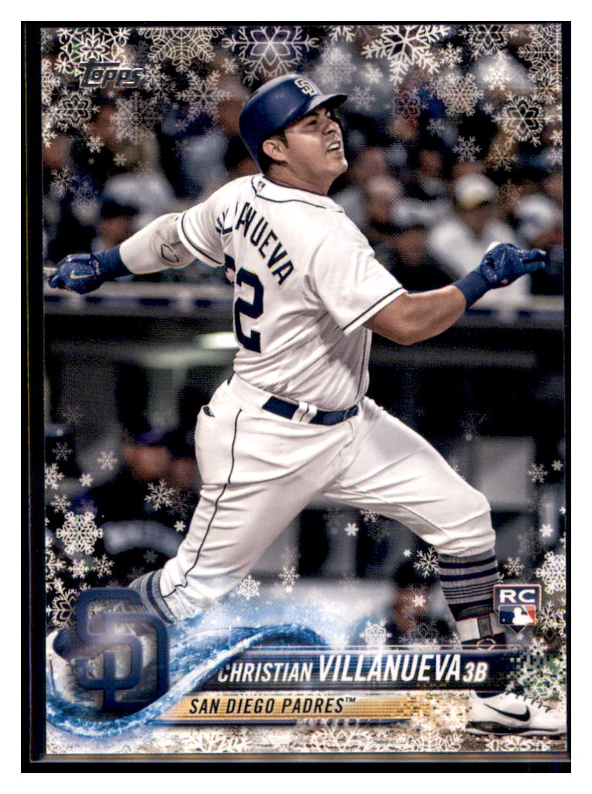 2018 Topps Holiday Christian
  Villanueva  San Diego Padres #HMW180
  Baseball card   M32P4 simple Xclusive Collectibles   