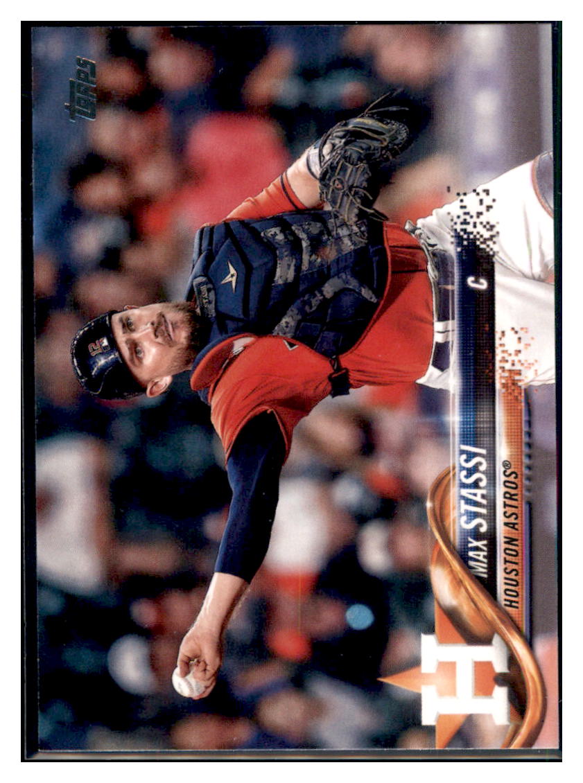 2018 Topps Update Max Stassi Houston Astros #US216 Baseball card M32P4 simple Xclusive Collectibles