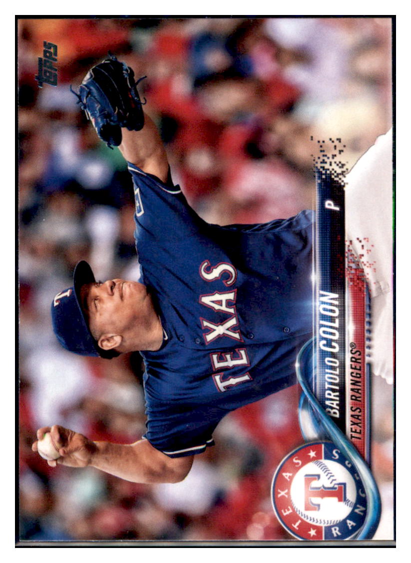 2018 Topps Update Bartolo Colon Texas Rangers #US45 Baseball card M32P4 simple Xclusive Collectibles