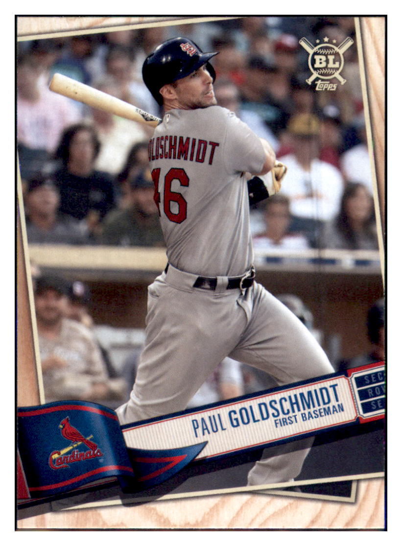 2019 Topps Big League Paul
Goldschmidt St. Louis Cardinals #77
Baseball card M32P4 simple Xclusive Collectibles