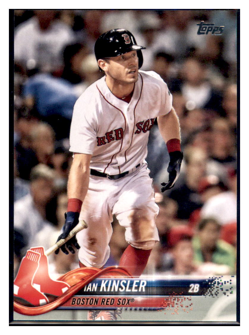 2018 Topps Update Ian Kinsler Boston Red Sox #US10a Baseball card M32P4 simple Xclusive Collectibles