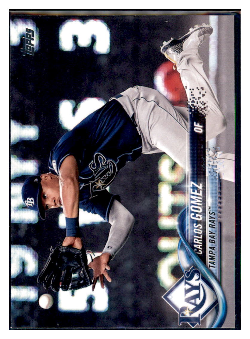 2018 Topps Update Carlos Gomez Tampa Bay Rays #US46 Baseball card M32P4 simple Xclusive Collectibles
