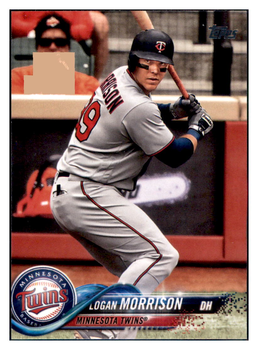 2018 Topps Update Logan Morrison  Minnesota Twins #US71 Baseball card   M32P4 simple Xclusive Collectibles