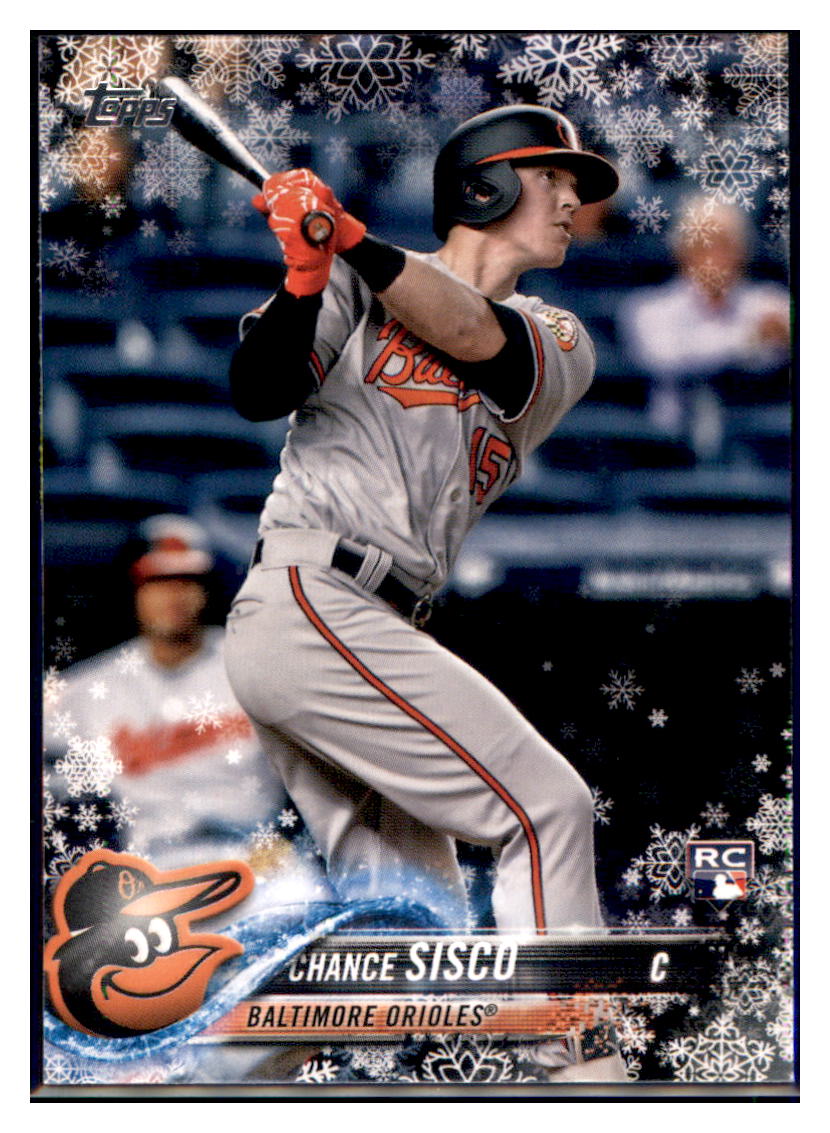 2018 Topps Holiday Chance Sisco  Baltimore Orioles #HMW167 Baseball
  card   M32P4 simple Xclusive Collectibles   