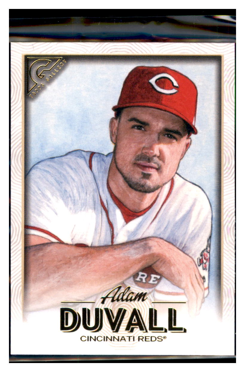 2018 Topps Gallery Adam Duvall Cincinnati Reds #72 Baseball card M32P4 simple Xclusive Collectibles