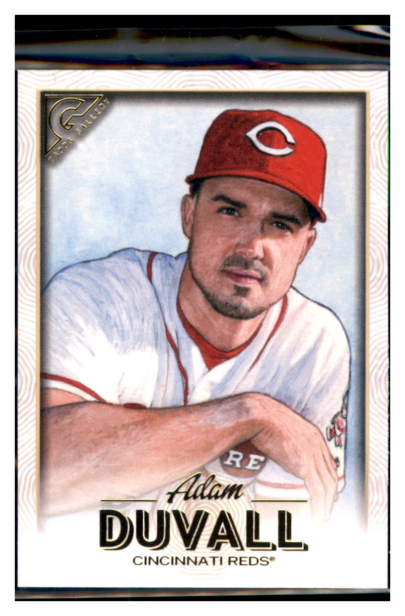2018 Topps Gallery Adam Duvall Cincinnati Reds #72 Baseball card M32P4