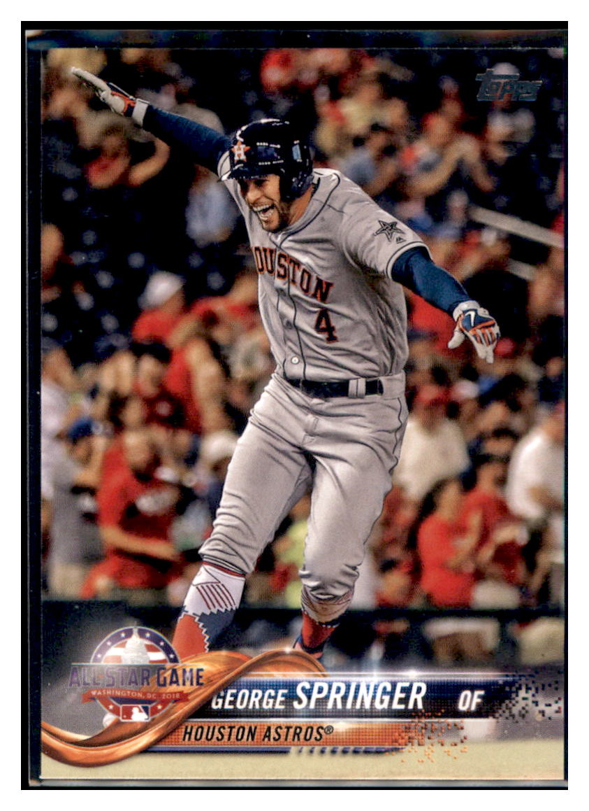 2018 Topps Update George Springer ASG Houston Astros #US121a Baseball card M32P4 simple Xclusive Collectibles