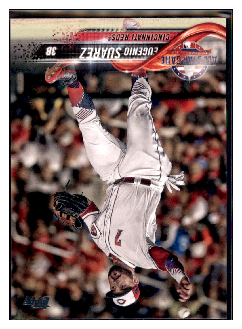 2018 Topps Update Eugenio Suarez Cincinnati Reds #US49 Baseball card M32P4 simple Xclusive Collectibles