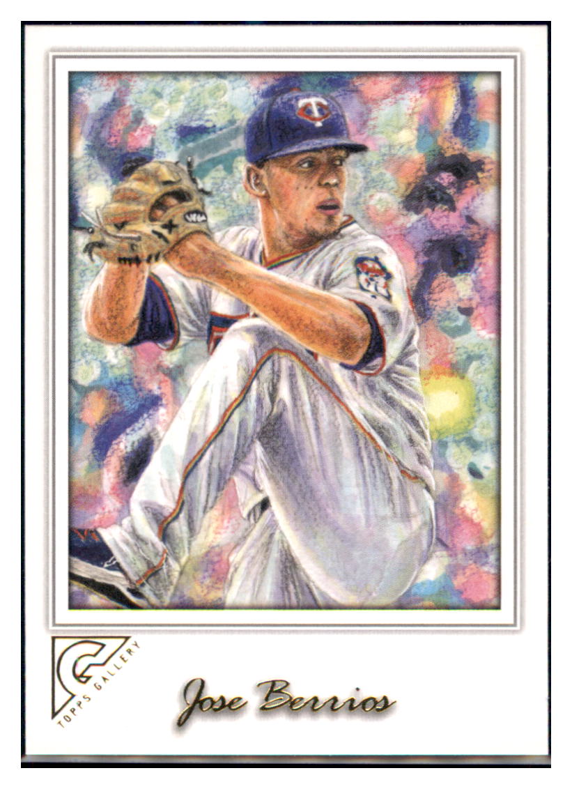 2017 Topps Gallery Jose Berrios Minnesota Twins #4 Baseball card   M32P4 simple Xclusive Collectibles