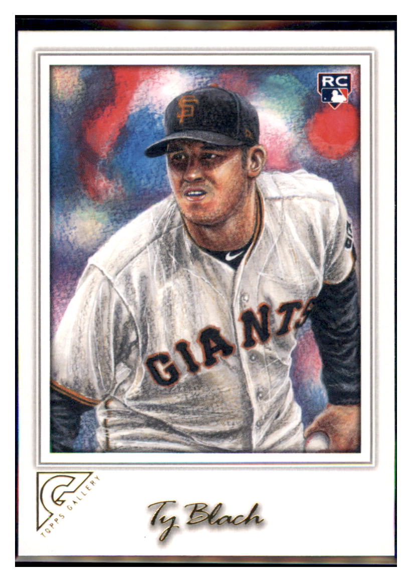 2017 Topps Gallery Ty Blach San Francisco Giants #103 Baseball card M32P4 simple Xclusive Collectibles