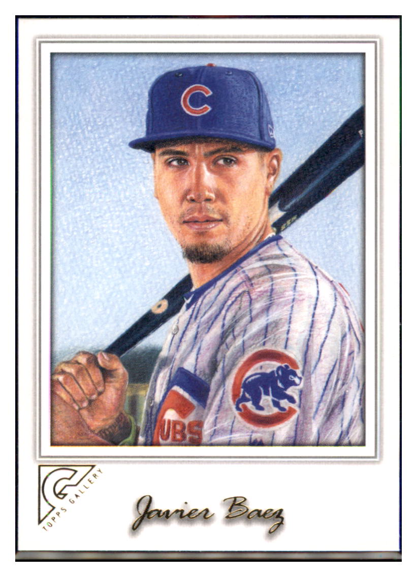 2017 Topps Gallery Javier Baez Chicago Cubs #51 Baseball card M32P4 simple Xclusive Collectibles
