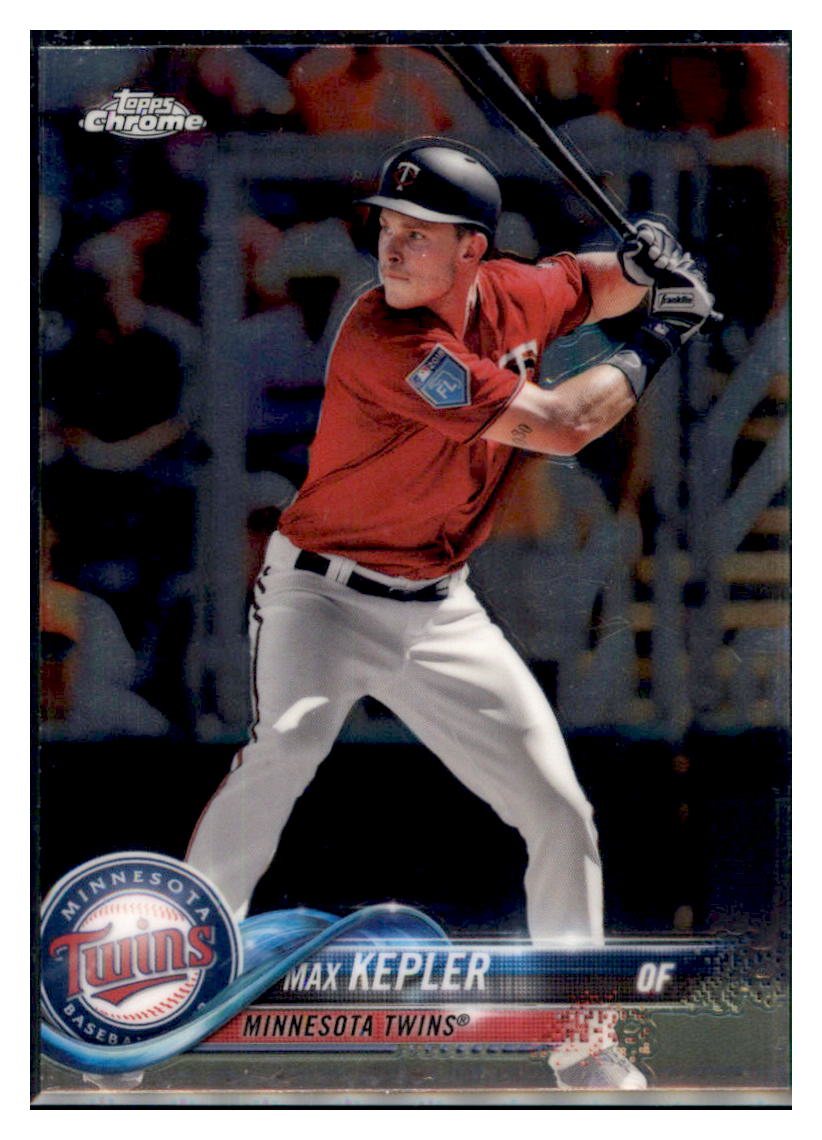 2018 Topps Chrome Max Kepler  Minnesota Twins #27 Baseball card   M32P4 simple Xclusive Collectibles
