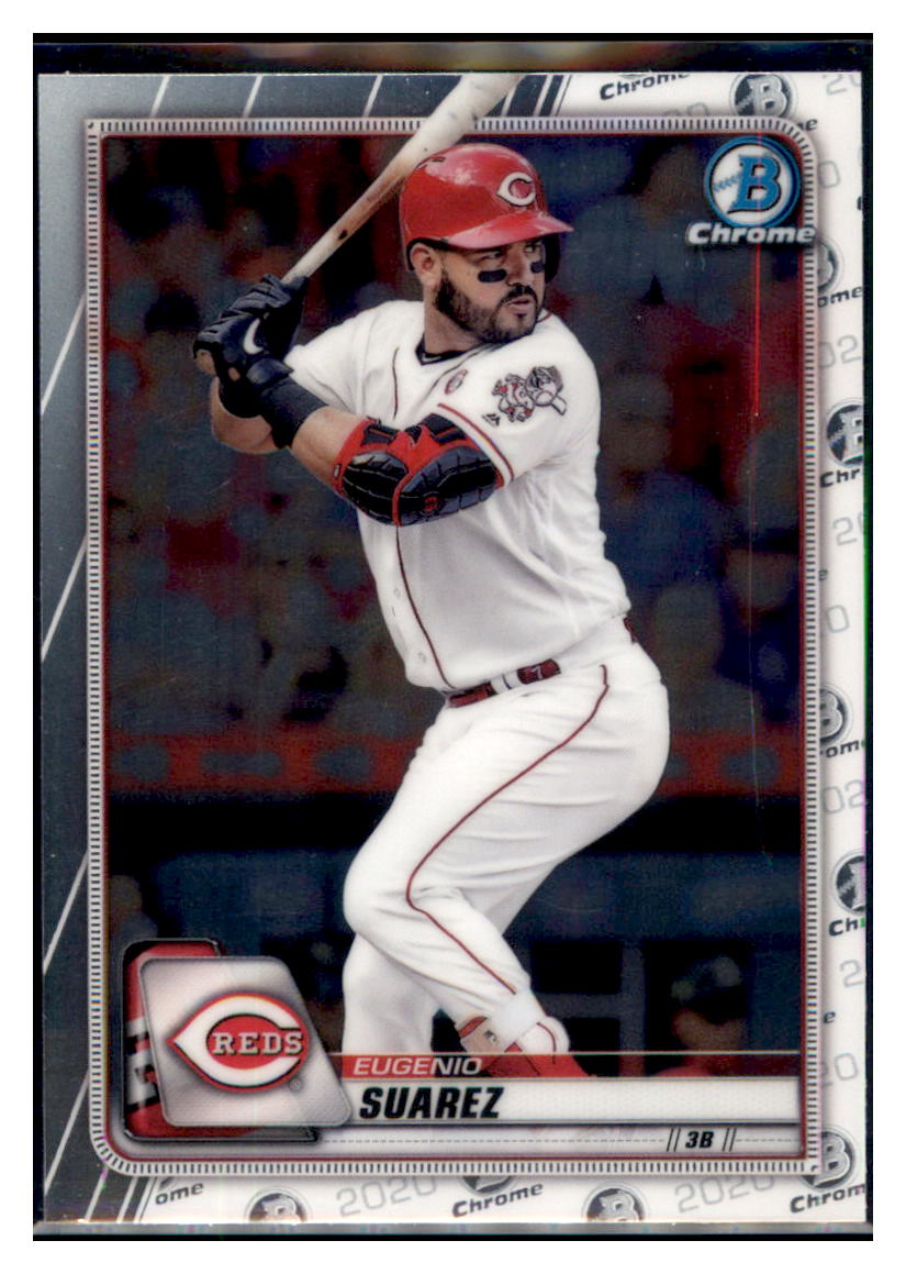 2020 Bowman Chrome Eugenio Suarez Cincinnati Reds #33 Baseball card M32P4 simple Xclusive Collectibles