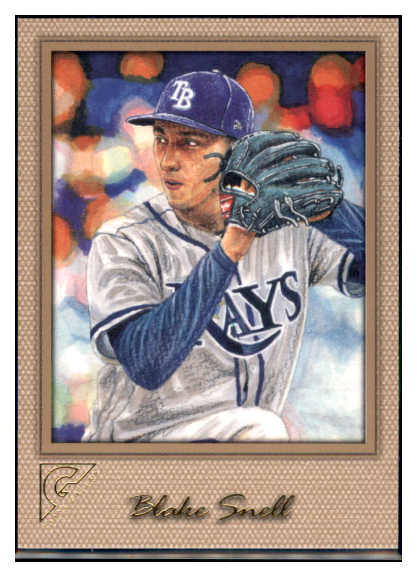2017 Topps Gallery Blake Snell Tampa Bay Rays #69 Baseball card M32P4 simple Xclusive Collectibles