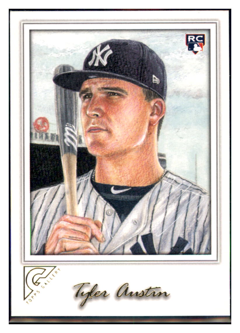 2017 Topps Gallery Tyler Austin New York Yankees #14 Baseball card M32P4 simple Xclusive Collectibles