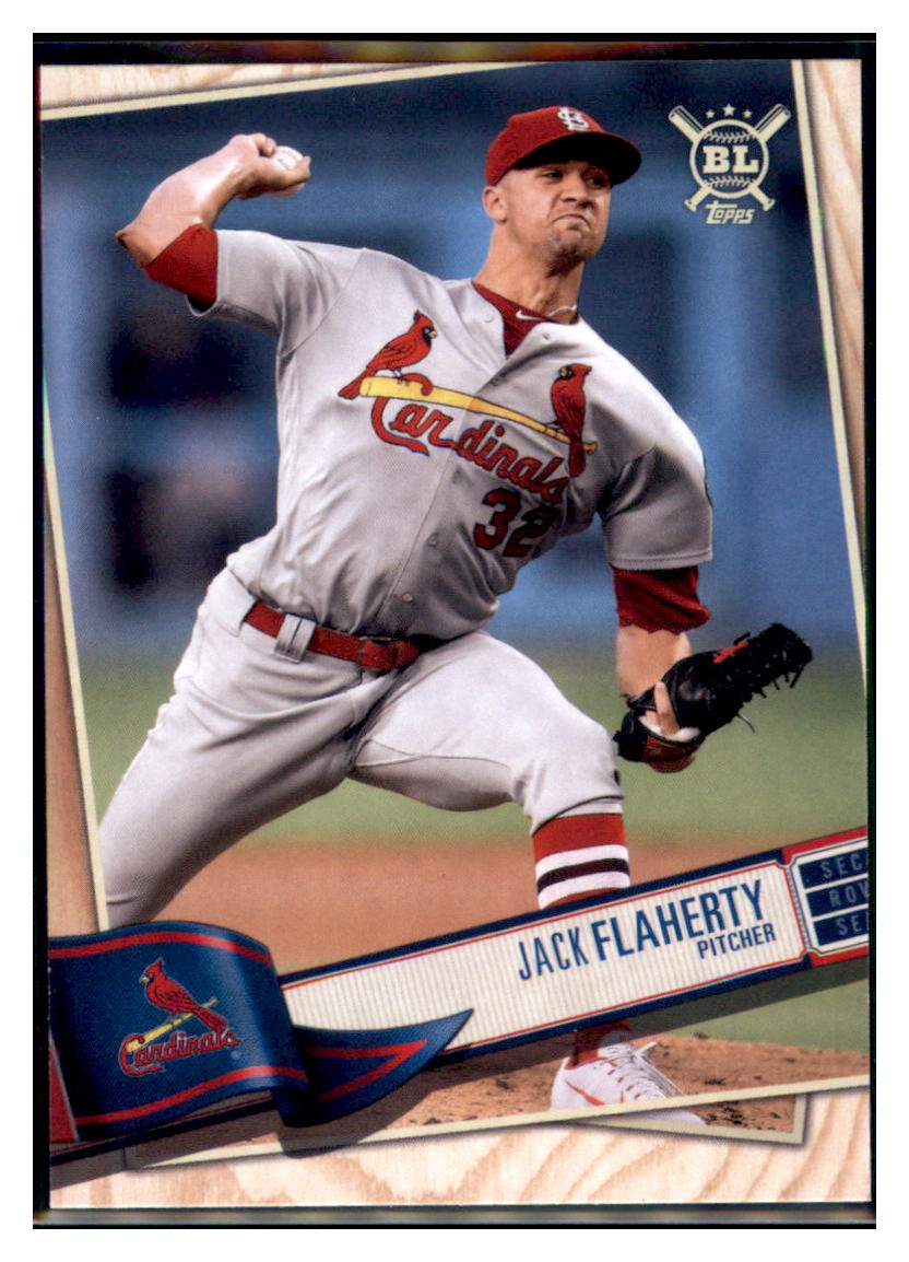 2019 Topps Big League Jack Flaherty St. Louis Cardinals #295 Baseball card M32P4 simple Xclusive Collectibles