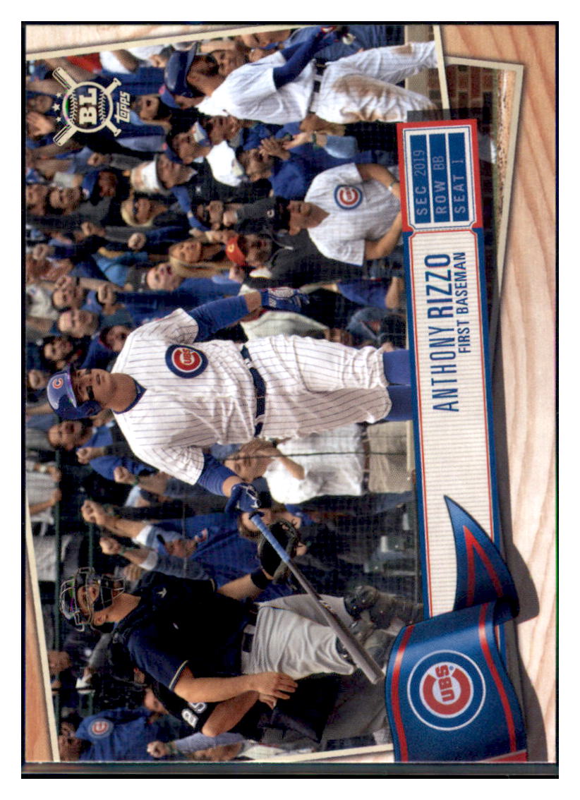 2019 Topps Big League Anthony Rizzo Chicago Cubs #7 Baseball card M32P4 simple Xclusive Collectibles