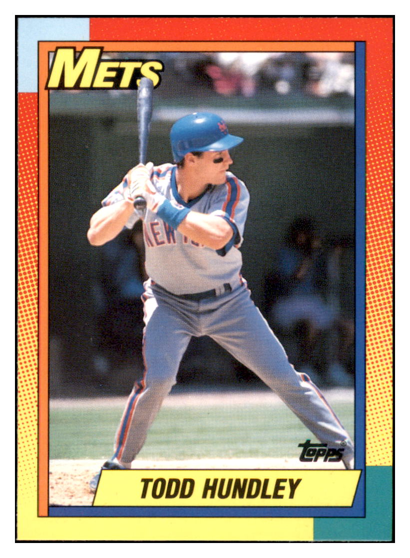1990 Topps Traded Todd Hundley  New York Mets #44T Baseball card   M32P4 simple Xclusive Collectibles