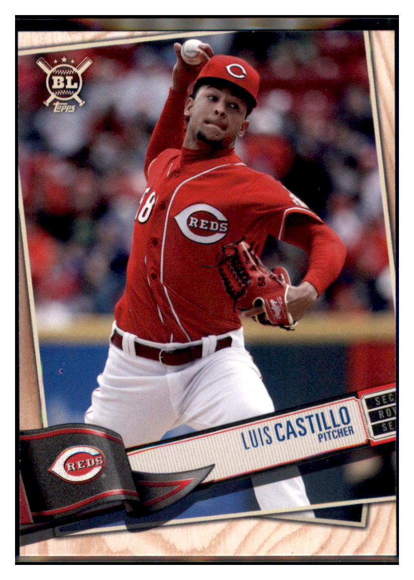 2019 Topps Big League Luis Castillo Cincinnati Reds #297 Baseball card M32P4 simple Xclusive Collectibles
