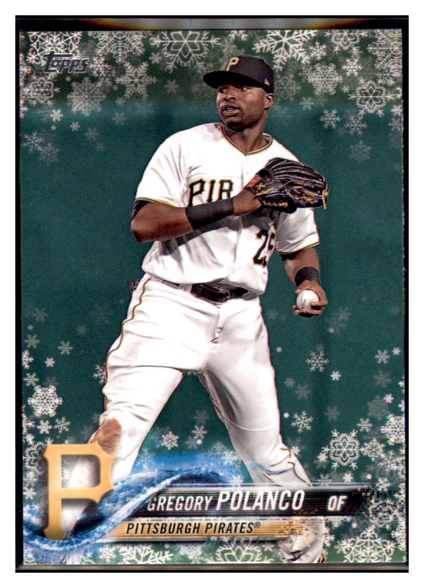 2018 Topps Chrome Gregory Polanco  Pittsburgh Pirates #28 Baseball card   M32P4_1a simple Xclusive Collectibles