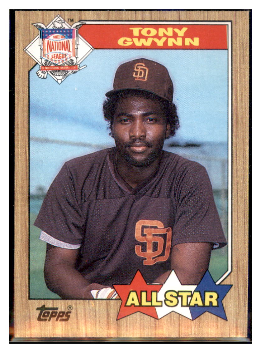 1987 Topps Tony Gwynn San Diego Padres #599 Baseball card M32P4 simple Xclusive Collectibles