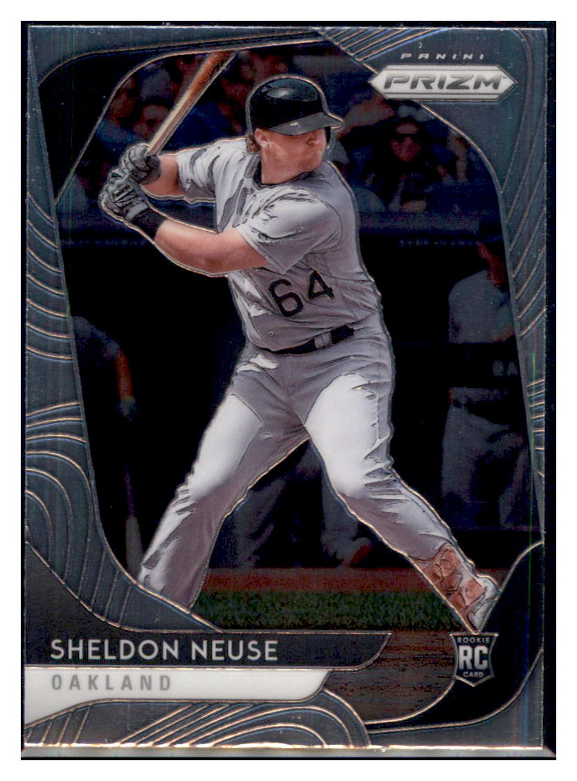 2020 Panini Prizm Sheldon Neuse  Oakland Athletics #46 Baseball card   MATV4A simple Xclusive Collectibles   