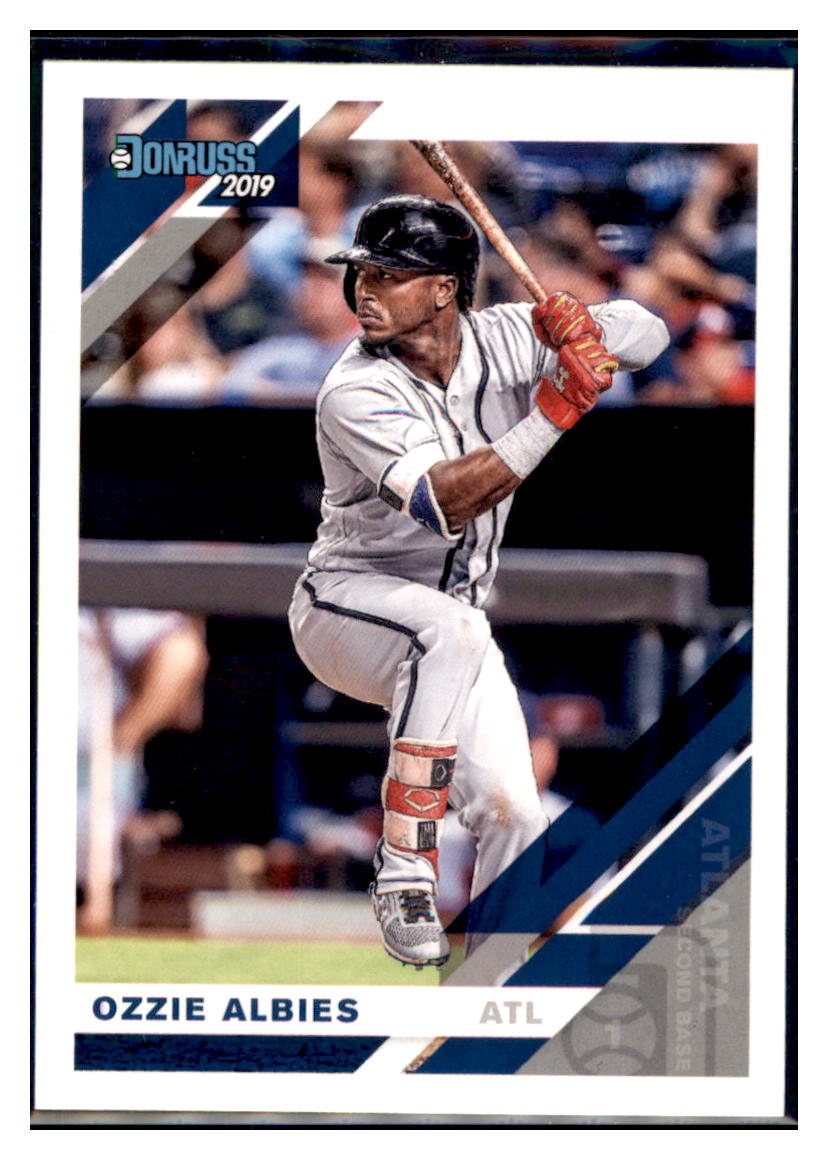2019 Donruss Ozzie Albies  Atlanta Braves #156 Baseball card   MATV4A simple Xclusive Collectibles