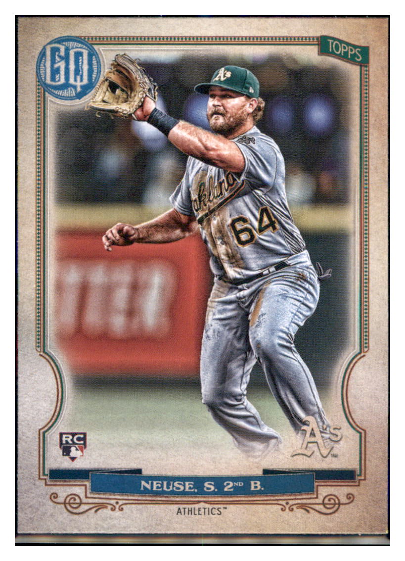 2020 Topps Gypsy Queen Sheldon Neuse  Oakland Athletics #217 Baseball card   MATV4A simple Xclusive Collectibles