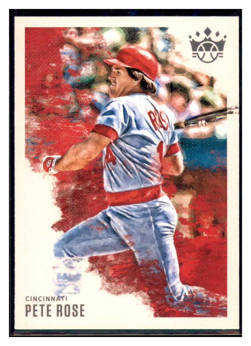 2020 Panini Diamond Kings Pete Rose Cincinnati Reds #82 Baseball card MATV4A simple Xclusive Collectibles