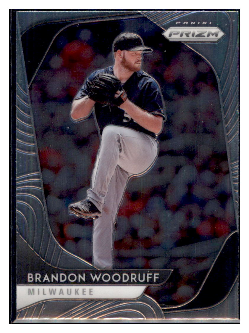 2020 Panini Prizm Brandon Woodruff  Milwaukee Brewers #4 Baseball card   MATV4A simple Xclusive Collectibles   