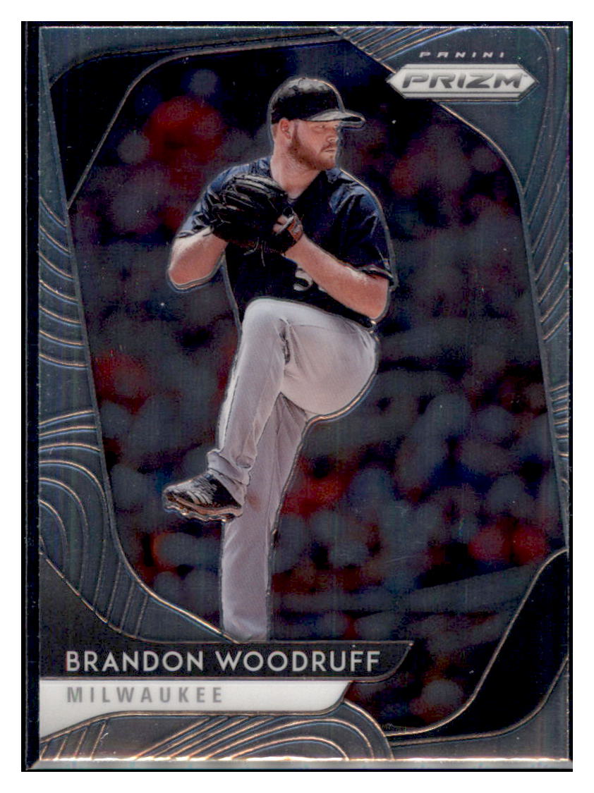 2020 Panini Prizm Brandon Woodruff  Milwaukee Brewers #4 Baseball card   MATV4A simple Xclusive Collectibles