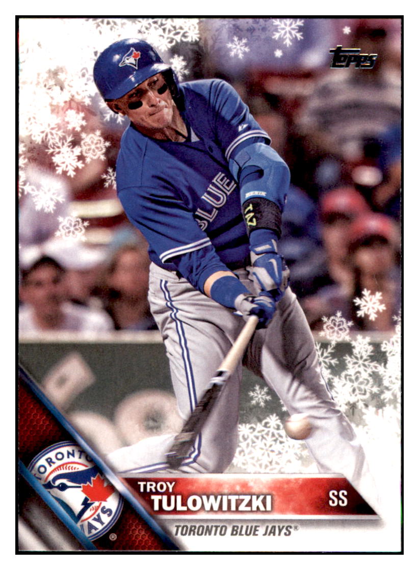 2016 Topps Holiday Troy Tulowitzki  Toronto Blue Jays #HMW175 Baseball
  card   MATV4A simple Xclusive Collectibles   