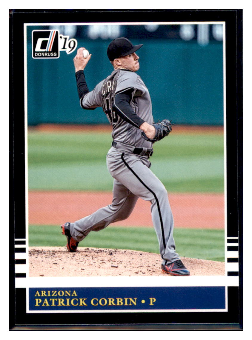 2019 Donruss Patrick Corbin  Arizona Diamondbacks #214 Baseball
  card   MATV4A simple Xclusive Collectibles