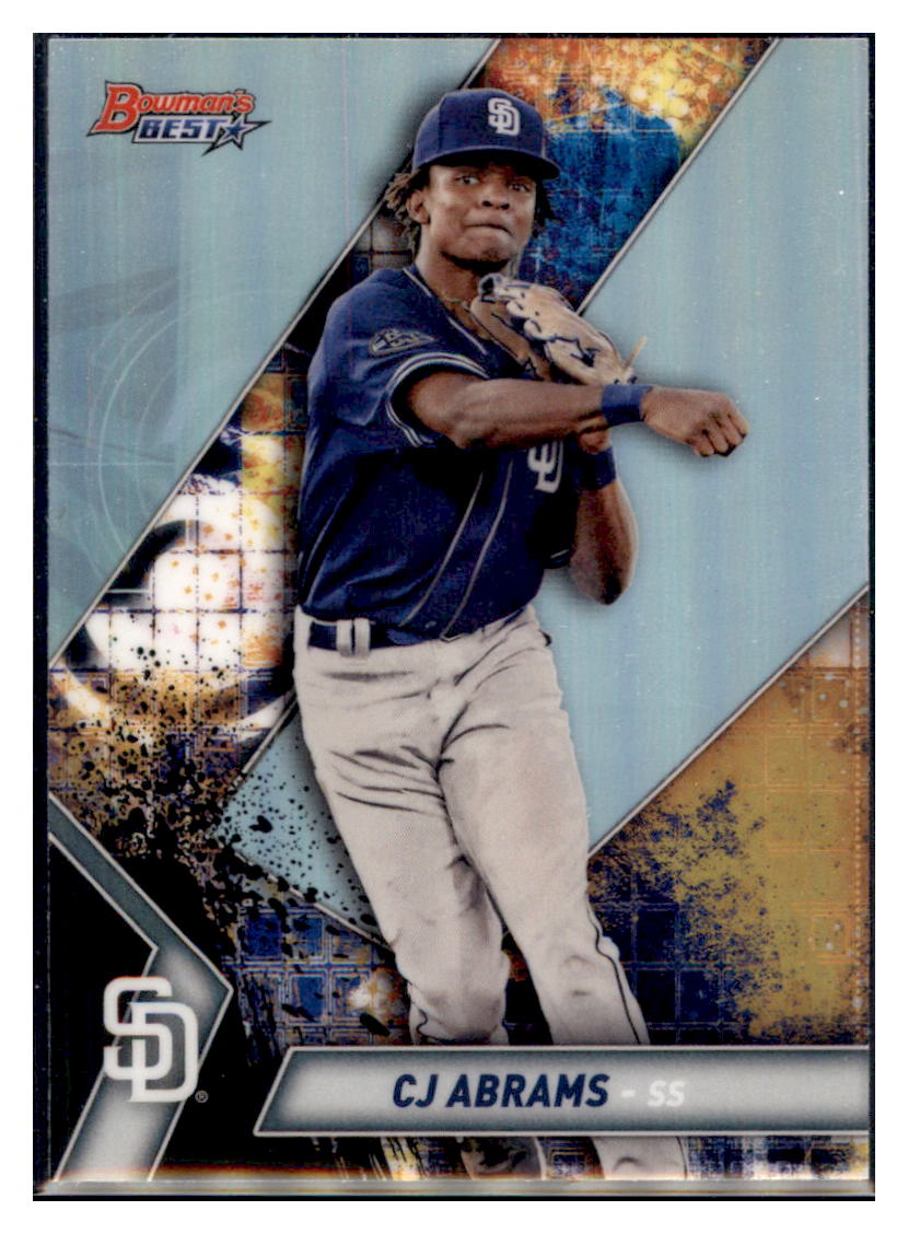 2019 Bowman's Best CJ Abrams  San Diego Padres #TP-2 Baseball card   MATV4A simple Xclusive Collectibles   